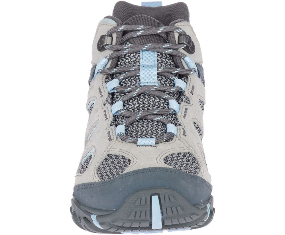 Merrell Boots Grey - Yokota 2 Mid Waterproof - Womens 16MQEKRYI